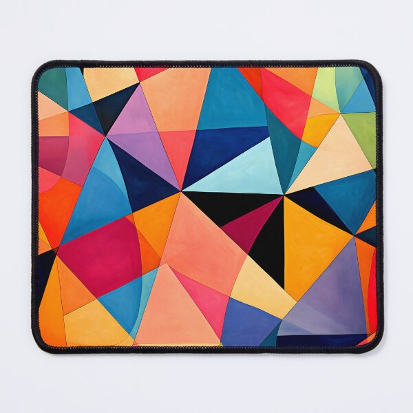 Item preview, Modern Contemporary Colorful Triangular Shapes Abstract Designs designed and sold by DEC02.