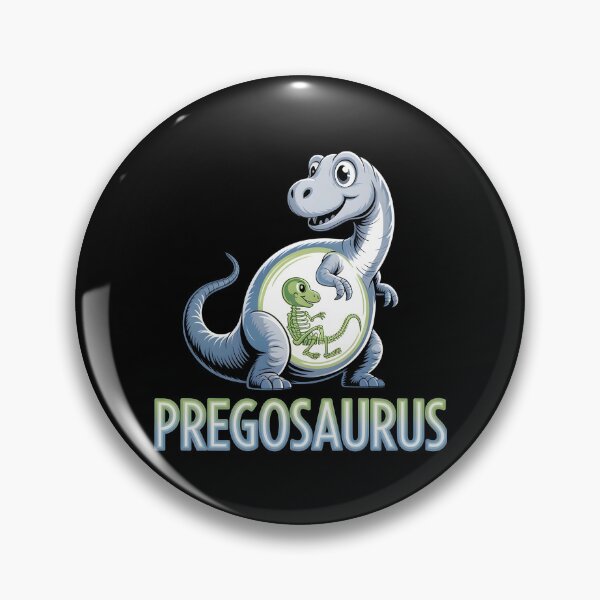 Item preview, Pregosaurus Funny Dinosaur Mommy Graphic For Pregnancy Humor Lovers designed and sold by Redgiant87x.