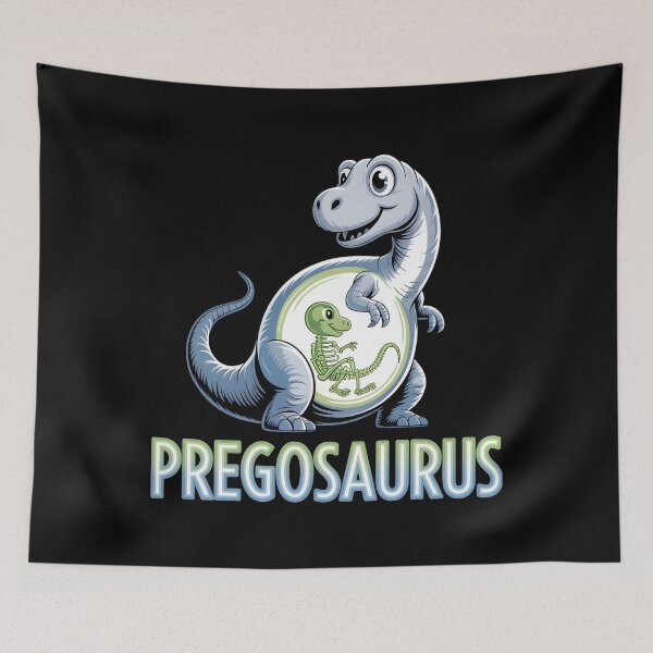 Item preview, Pregosaurus Funny Dinosaur Mommy Graphic For Pregnancy Humor Lovers designed and sold by Redgiant87x.
