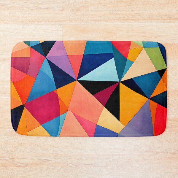 Item preview, Modern Contemporary Colorful Triangular Shapes Abstract Designs designed and sold by DEC02.