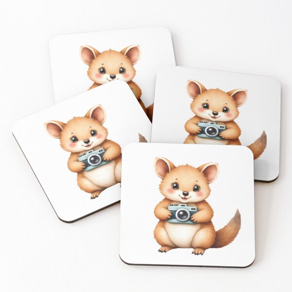 Item preview, Cute Quokka Holding a Vintage Camera designed and sold by Passionread.