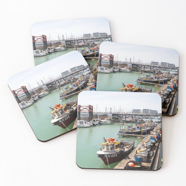 Item preview, Fishing boats in Brighton Marina designed and sold by yackers1.