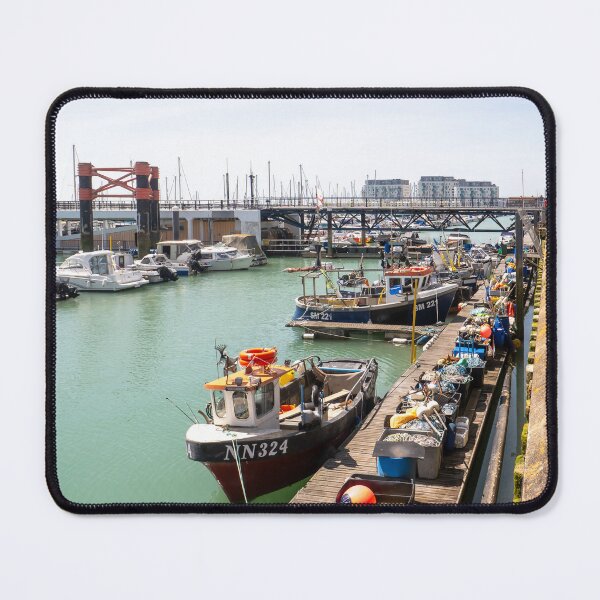 Item preview, Fishing boats in Brighton Marina designed and sold by yackers1.