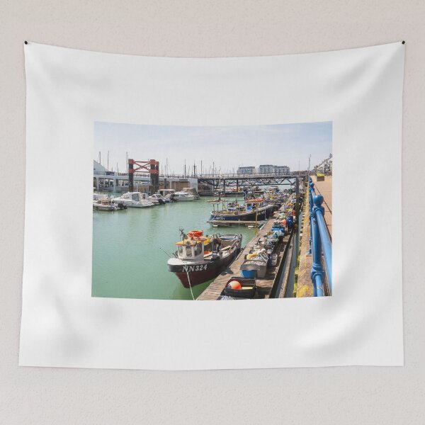 Item preview, Fishing boats in Brighton Marina designed and sold by yackers1.