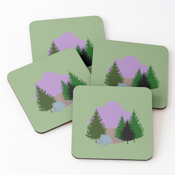 Item preview, Camping Outdoors with the Pines designed and sold by Sage2026.