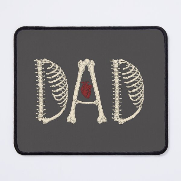 Item preview, Skeleton Dad Anatomical Bones DAD Typography designed and sold by jonrbdesigns.