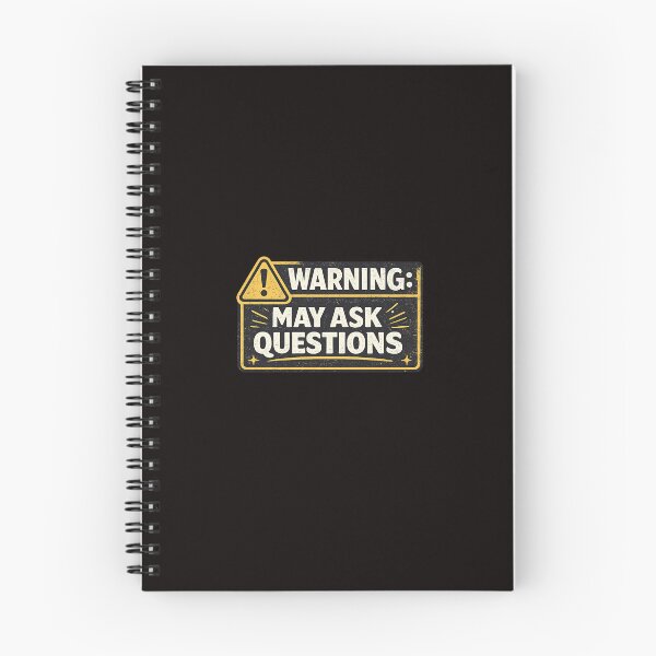 Item preview, Warning May Ask Questions designed and sold by teamSPA.