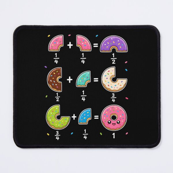 Item preview, Donut Fractions Learning Math Humor designed and sold by HandicraftArt.