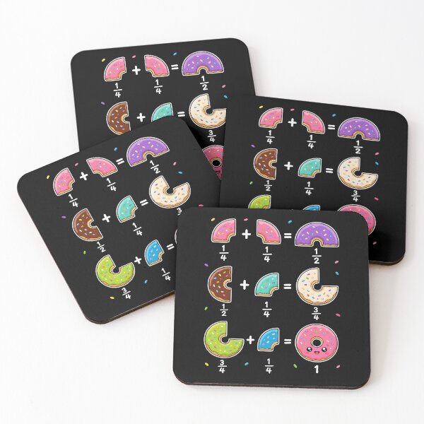 Item preview, Donut Fractions Learning Math Humor designed and sold by HandicraftArt.