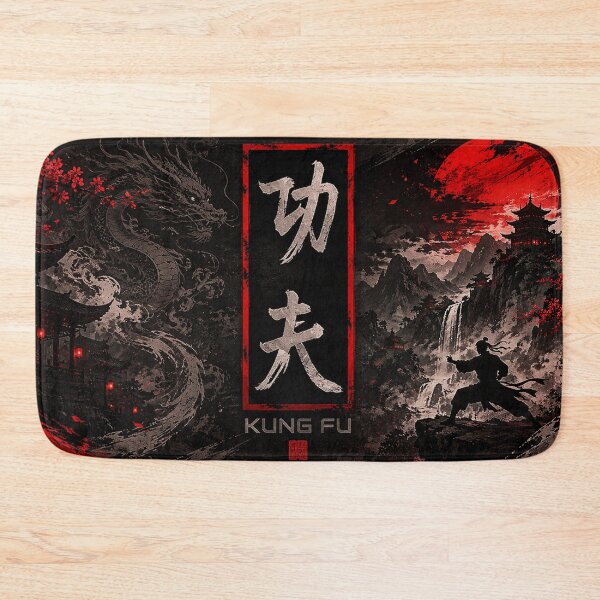 Item preview, Kung Fu Spirit Red Seal Traditional Martial Arts designed and sold by Fei Long Design Hub.