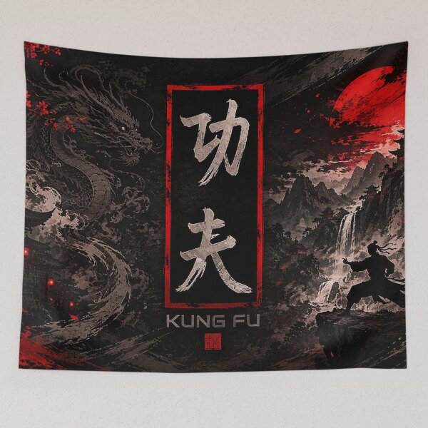 Item preview, Kung Fu Spirit Red Seal Traditional Martial Arts designed and sold by Fei Long Design Hub.
