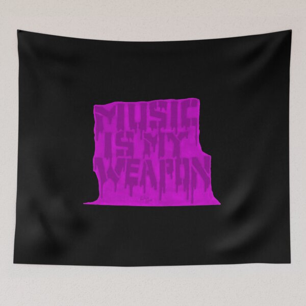 Item preview, Graffiti Music Is My Weapon Purple Variant designed and sold by Grimmlar.