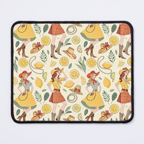 Item preview, Cowgirl Lemon Summer Fashion Pattern designed and sold by Petal & Pattern Co.