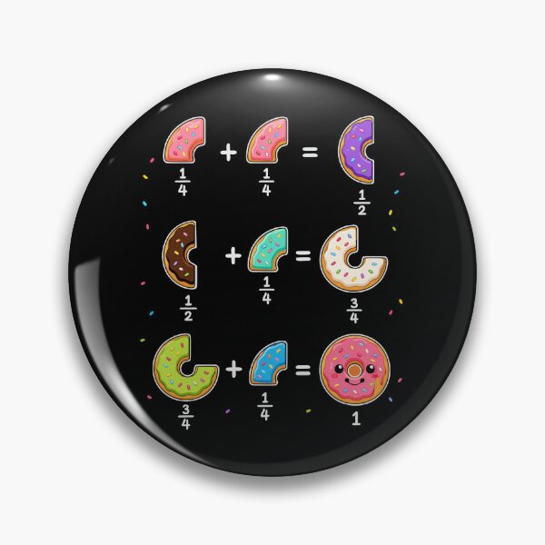 Item preview, Donut Fractions Learning Math Humor designed and sold by HandicraftArt.