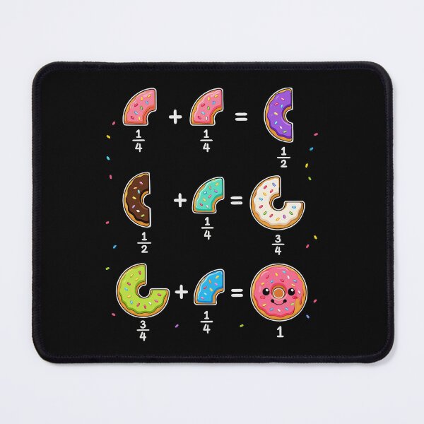 Item preview, Donut Fractions Learning Math Humor designed and sold by HandicraftArt.