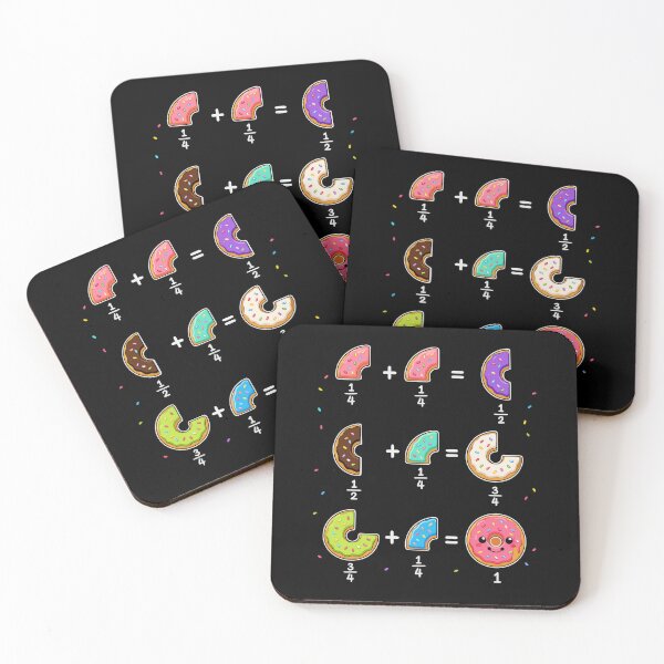 Item preview, Donut Fractions Learning Math Humor designed and sold by HandicraftArt.
