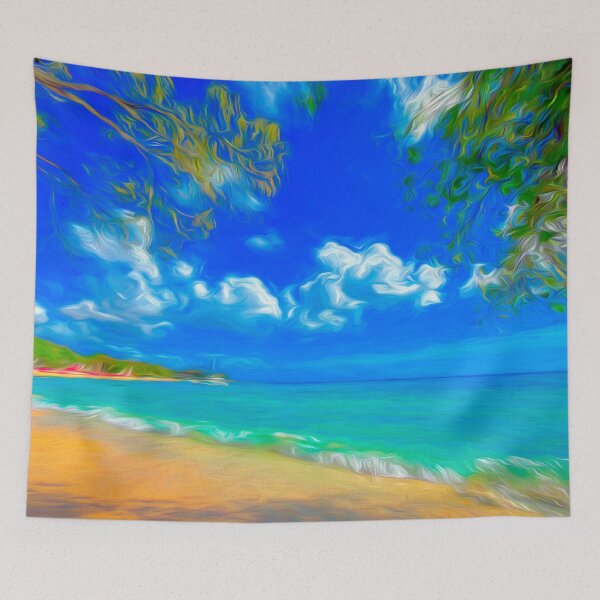 Item preview, Barbados Sea And Sand Art designed and sold by Londonimages.