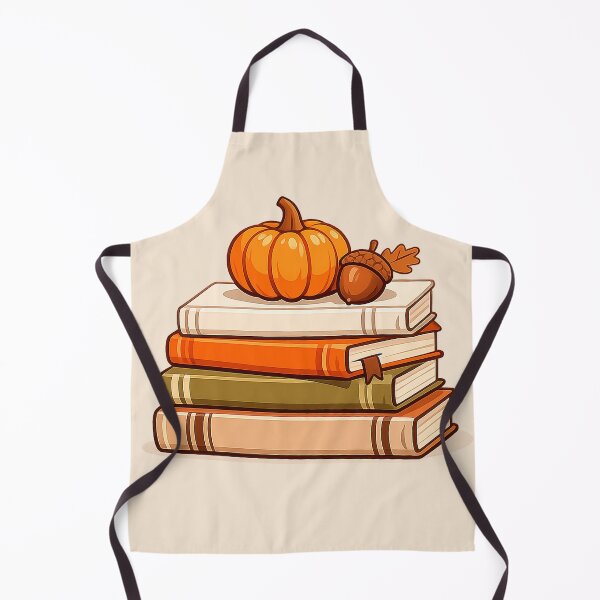 Item preview, Cozy Autumn Book Stack with Pumpkin & Acorn | Cute Fall Reading Illustration designed and sold by Iras-Art-Corner.