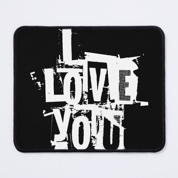 Item preview, I love you grunge art designed and sold by VhsNeverDie.