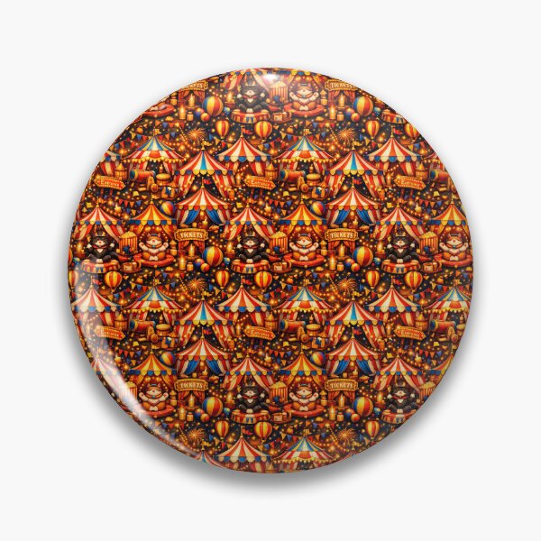 Item preview, Seamless carnival fair pattern with circus tents and tickets. designed and sold by elopezstock.