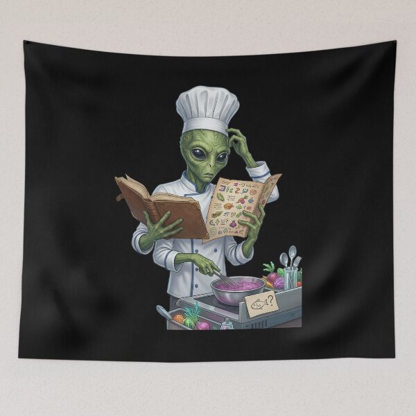Item preview, Alien as a cook designed and sold by ReneMM.