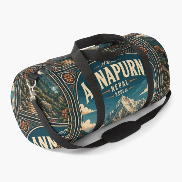 Item preview, Annapurna Mountain (Himalayas) Nepal, Vintage Art Travel Landscape designed and sold by MaateoDesign.