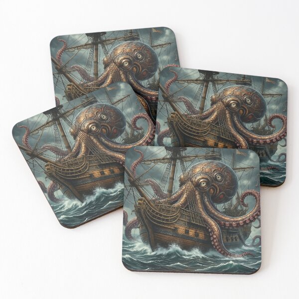 Item preview, The Kraken's Plunge designed and sold by Inkabbmate.