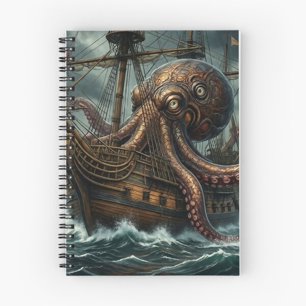 Item preview, The Kraken's Plunge designed and sold by Inkabbmate.