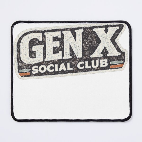 Item preview, Gen X Retro Vintage Graphic Tee | Generation X Social Club Nostalgia Shirt designed and sold by AOAinc.