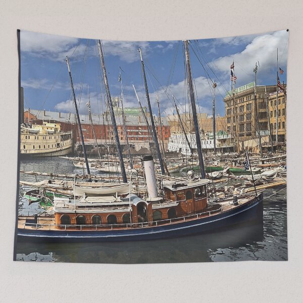 Item preview, Baltimore, MD – The Tugboat Lannan c1905 designed and sold by Susan Savad.