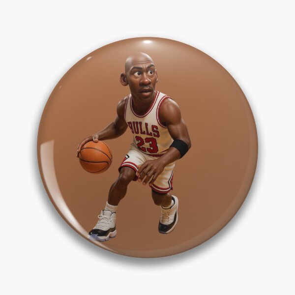 Item preview, Chibi Michael Jordan Clay Style Basketball designed and sold by A touch of creativity.