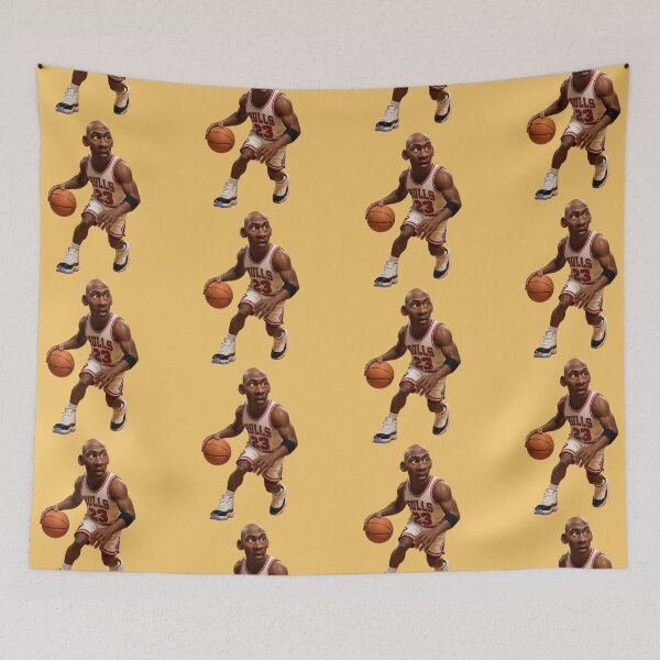 Item preview, Chibi Michael Jordan Clay Style Basketball designed and sold by A touch of creativity.