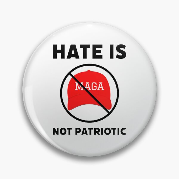 Item preview, Hate is not patriotic.  designed and sold by Rachel the Artist .