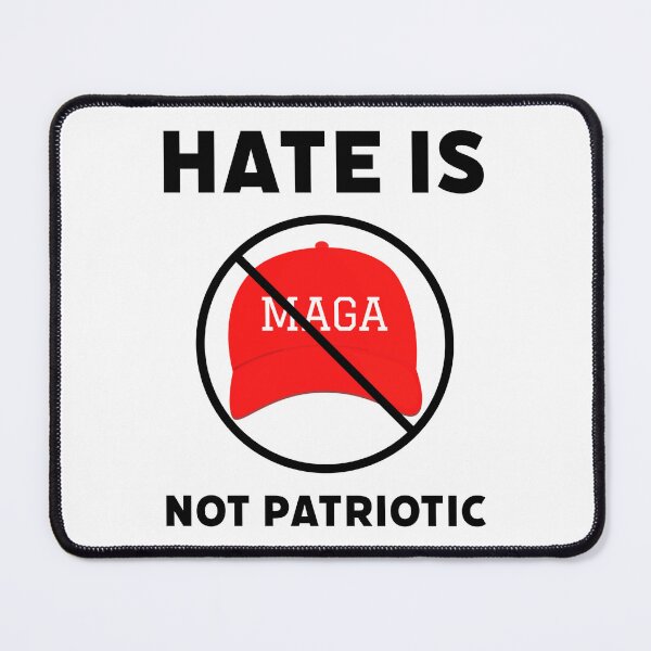 Item preview, Hate is not patriotic.  designed and sold by Rachel the Artist .