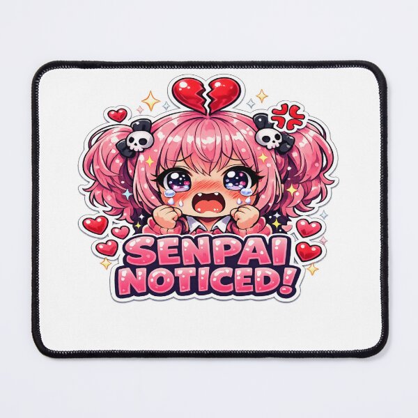 Item preview, Senpai Noticed Crying Chibi Anime Girl designed and sold by Dresut.