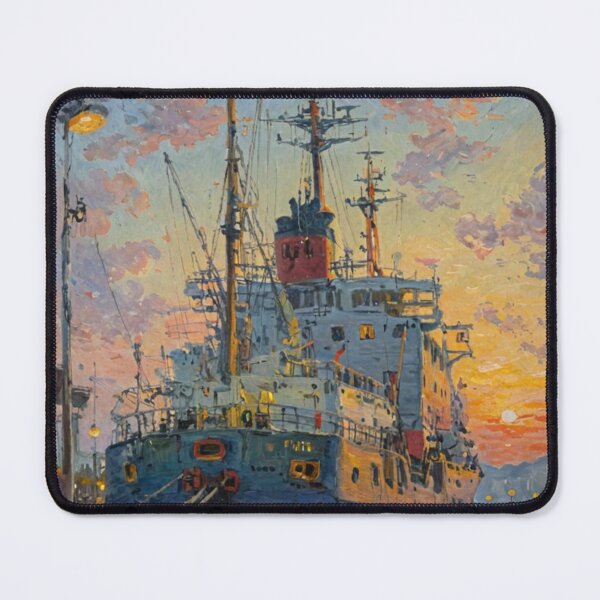 Item preview, Evening in the harbor designed and sold by sid1802.
