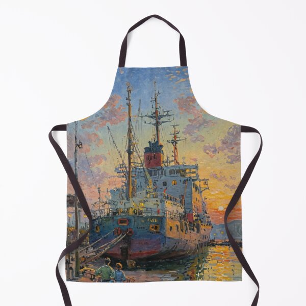 Item preview, Evening in the harbor designed and sold by sid1802.