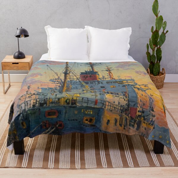 Item preview, Evening in the harbor designed and sold by sid1802.