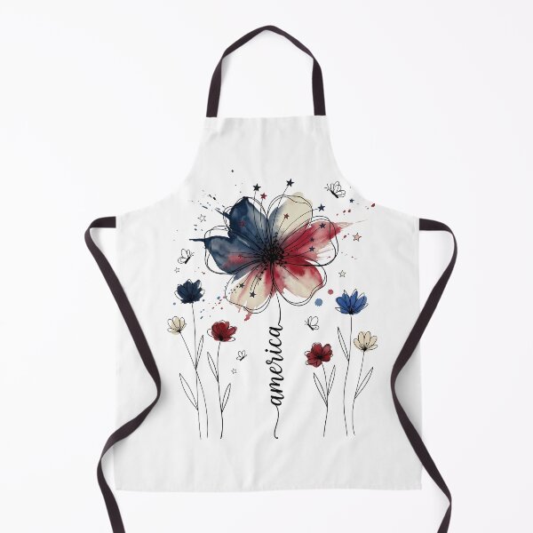 Item preview, America, Red White, and Blue, Boho Floral  designed and sold by Twinkles-n-Tees.