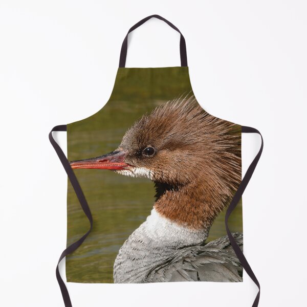 Item preview, Close up profile of female common merganser designed and sold by lisavonbiela.