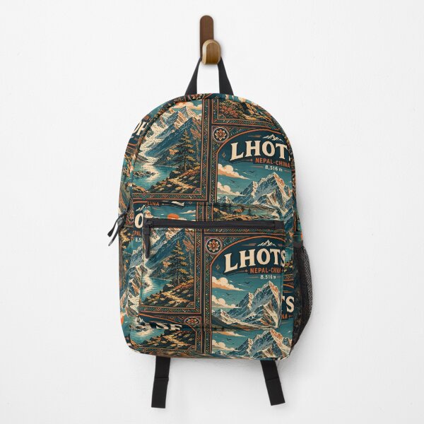 Item preview, Lhotse Mountain (Himalayas) Nepal-China, Vintage Art Travel Landscape designed and sold by MaateoDesign.