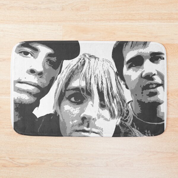 Item preview, Nirvana: Kurt Cobain, Dave Grohl and Krist Novoselic | budflux.com designed and sold by Budflux.