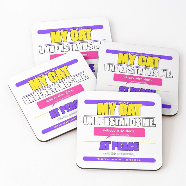 Item preview, My Cat Understands Me Nobody Else Does Funny Cat Gift designed and sold by Mega-Shopping.