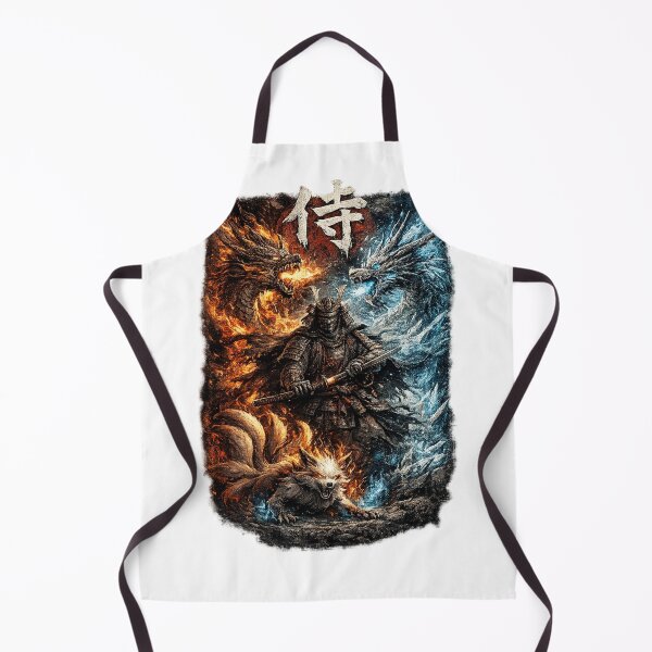 Item preview, The Black Samurai, the White Fox, and The Twin Dragons designed and sold by TheBigOwl.