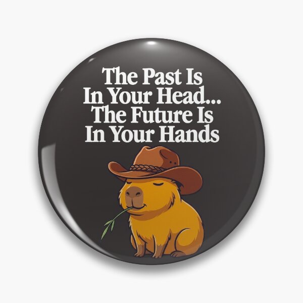 Item preview, Inspirational Cowboy Capybara Future Mindset  designed and sold by WAMTEES.
