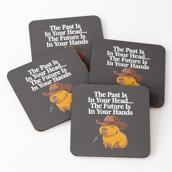 Item preview, Inspirational Cowboy Capybara Future Mindset  designed and sold by WAMTEES.