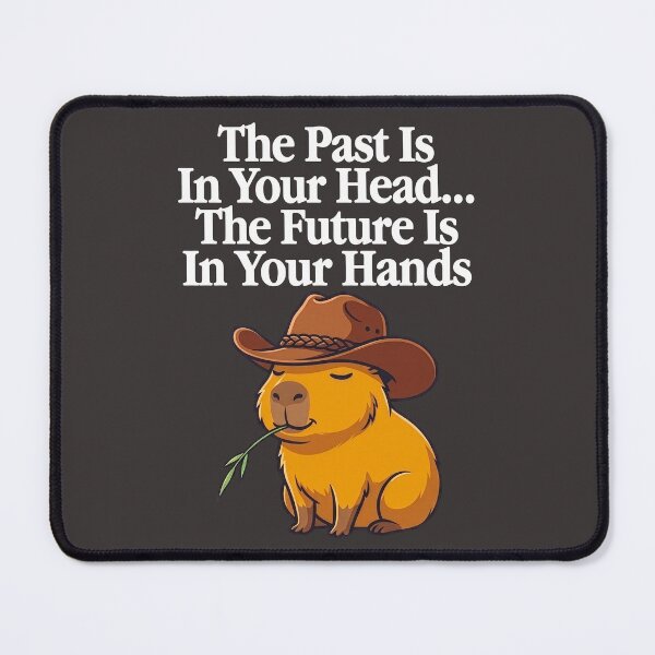 Item preview, Inspirational Cowboy Capybara Future Mindset designed and sold by WAMTEES.