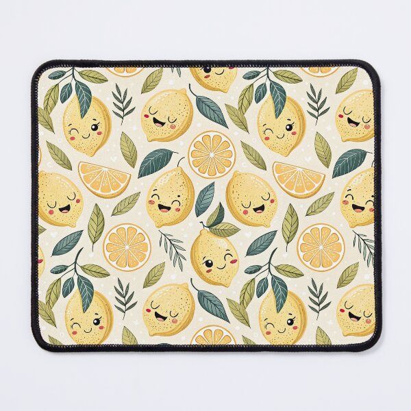 Item preview, Cute Emotional Support Lemon Citrus Pattern designed and sold by Petal & Pattern Co.