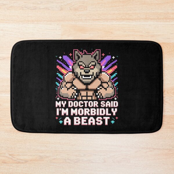Item preview, My Doctor Said I'm Morbidly A Beast Pun Humor Apparel for Werewolf Fans designed and sold by Redgiant87x.