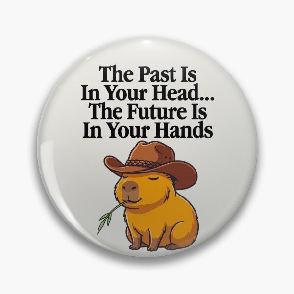 Item preview, Inspirational Cowboy Capybara Future Mindset Graphic designed and sold by WAMTEES.
